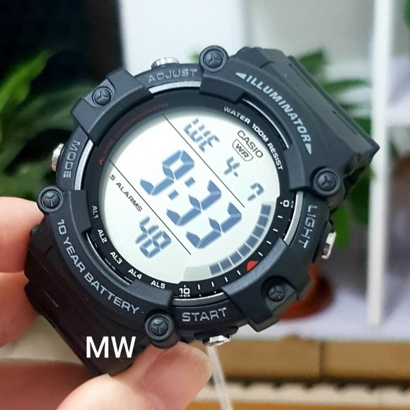 Casio | Accessories | Casio Watch Sports Large Lcd Hd Digital Aw50wh1av New  In Box | Poshmark